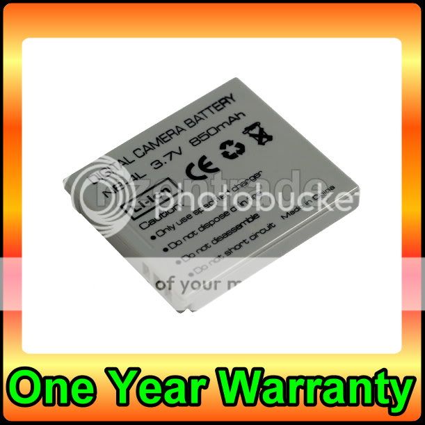 Battery for Canon NB 4L NB4L IXUS 115 220 HS 60 65 70 75 80 100 110 