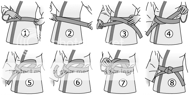 How To Tie Obi For The Martial Arts Of Judo, Karate, And Aikido Photo ...